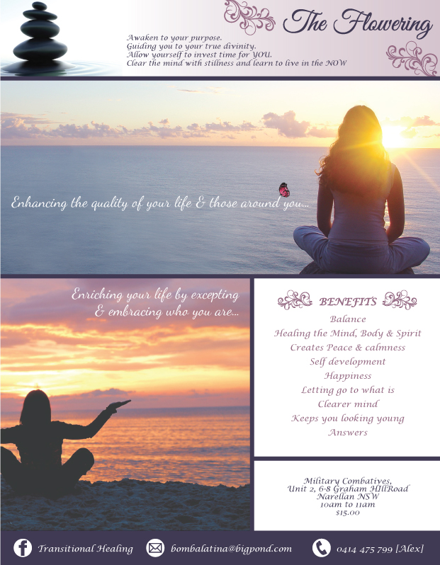 Flyer Design by Jun Kai for TRANSITIONAL HEALING | Design #1964276