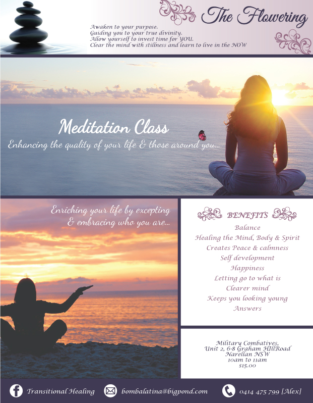 Flyer Design by Jun Kai for TRANSITIONAL HEALING | Design #1964297