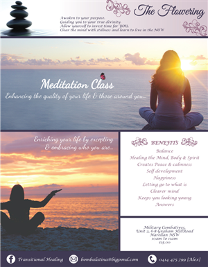 Flyer Design by Jun Kai for TRANSITIONAL HEALING | Design: #1964302