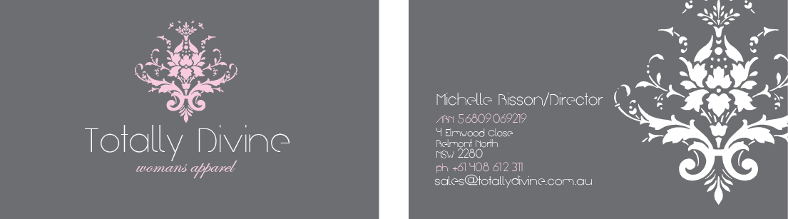 Design de Carte de Visite par tammyotool pour Totally Divine | Design #1968296
