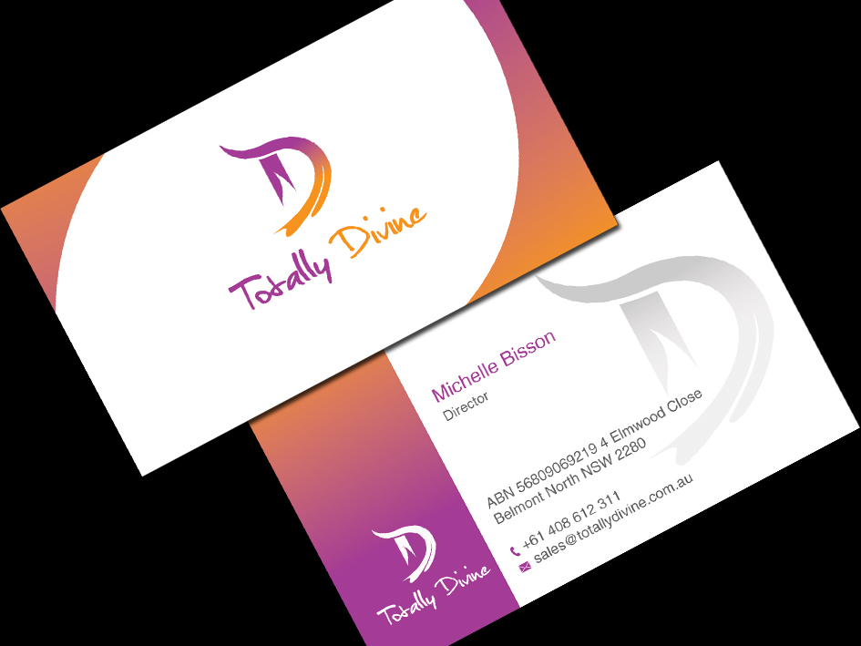 Design de Carte de Visite par whitepaper pour Totally Divine | Design #1971430
