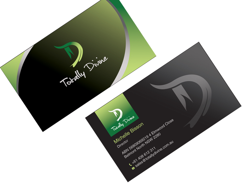 Business Card Design by whitepaper for Totally Divine | Design #1971435