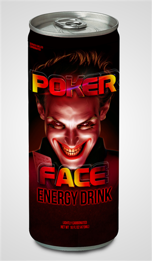 Pokerface Graphic for Engerydrink label