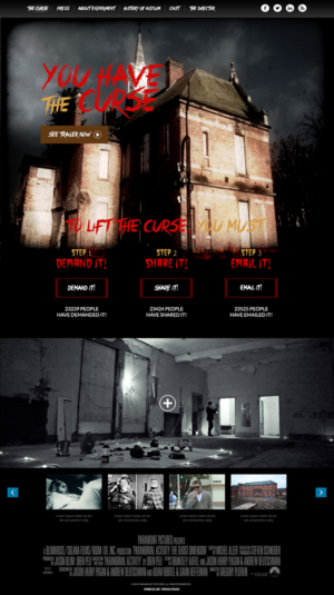 Web Design by MAI for Horror Movies .com  | Design: #8512072