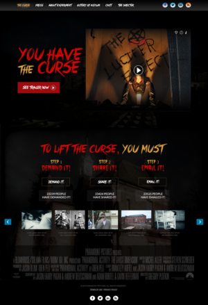 Web Design by MAI for Horror Movies .com  | Design: #8512157