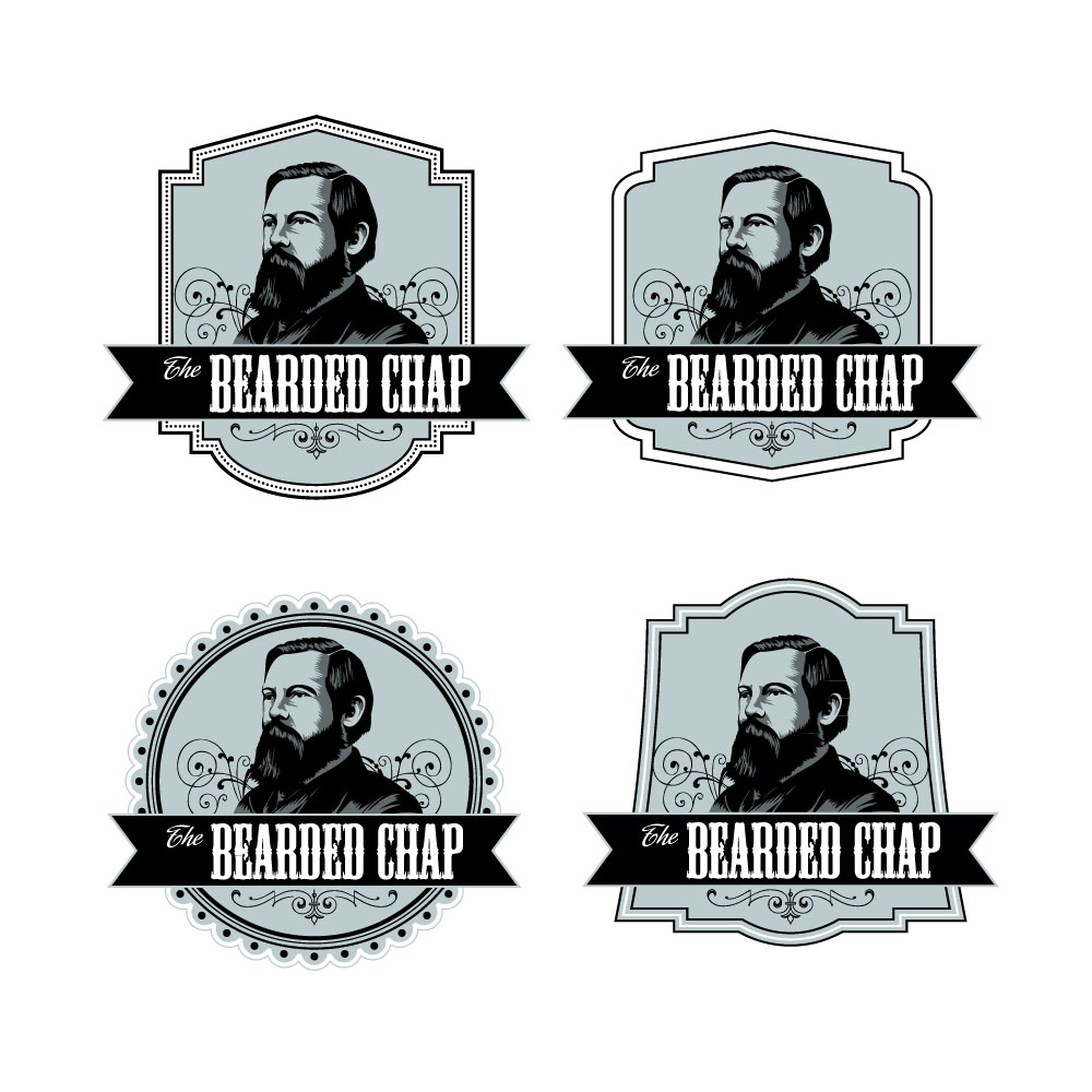 Logo-Design von Oct-O-Ray Design für The Bearded Chap | Design #2000214