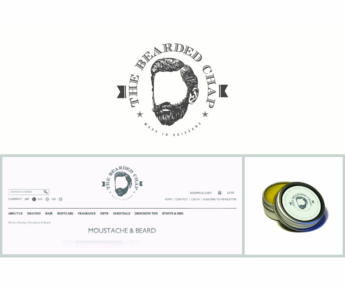Logo Design by vanessasitsonthewall for The Bearded Chap | Design #2014470