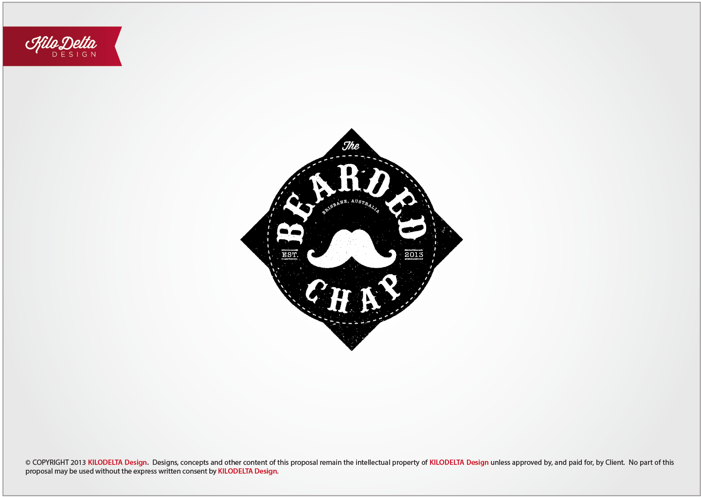 Logo Design by kdmacalinao for The Bearded Chap | Design #1981980