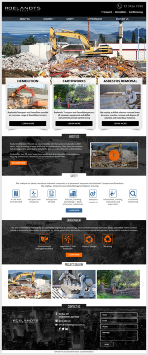 Roelandts Group Webpage Design | Diseño Web por -Marc-