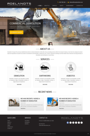 Web Design par pb pour ce projet | Design : #8164235