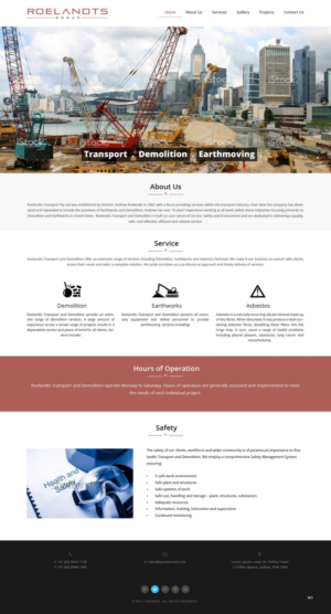 Web Design par pb pour ce projet | Design : #8164241