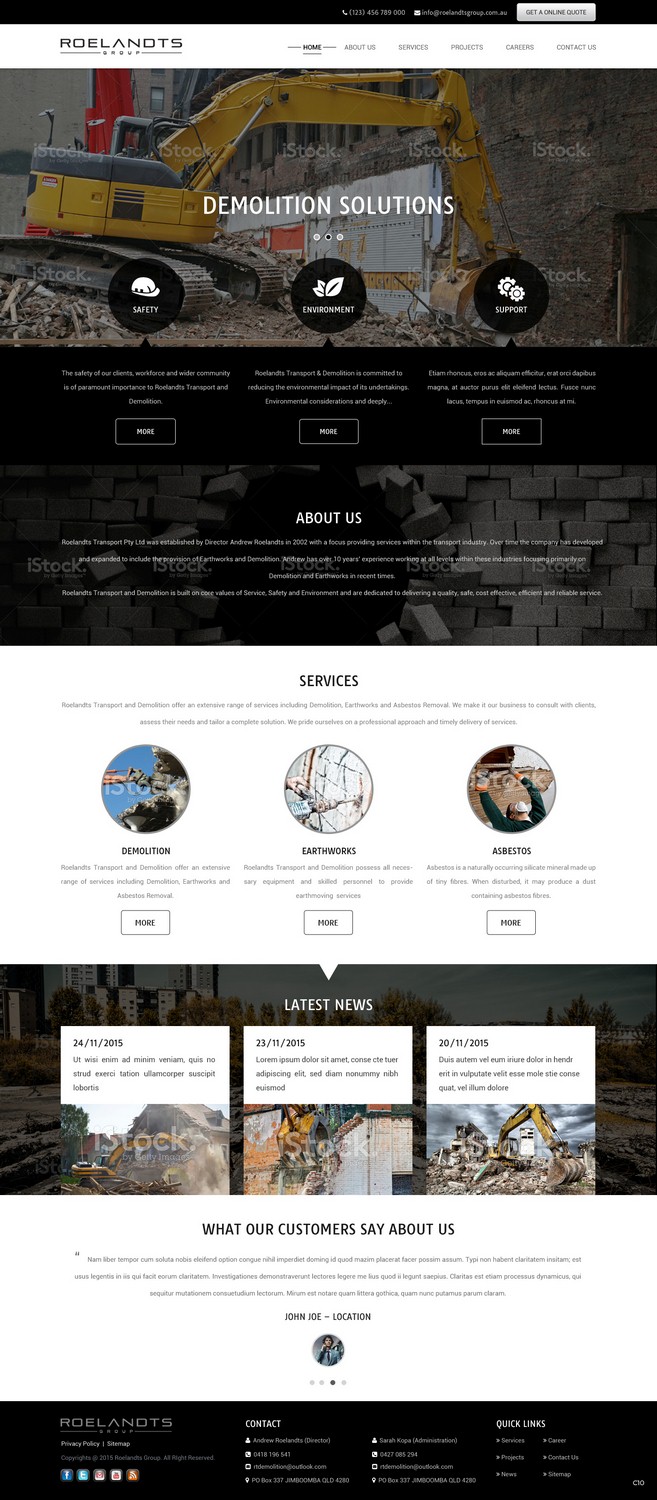Web Design par pb pour ce projet | Design #8164242