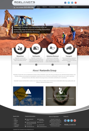 Roelandts Group Webpage Design | Diseño Web por Sbss