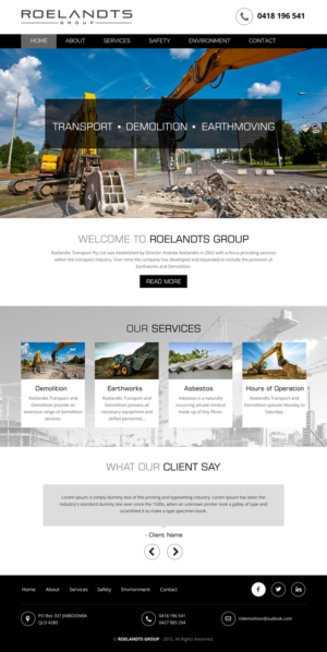 Web Design par rightway pour ce projet | Design : #8156122