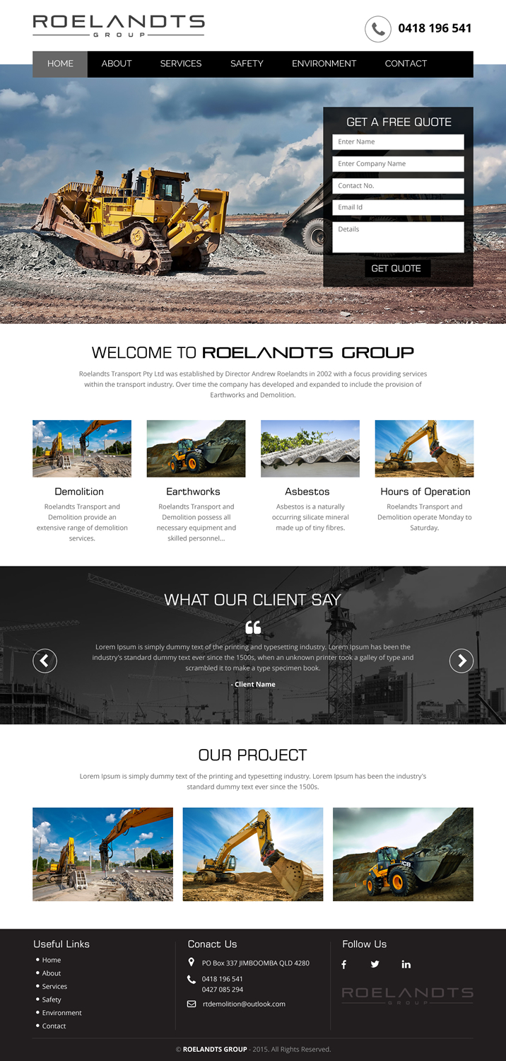 Web Design by rightway for this project | Design #8156143