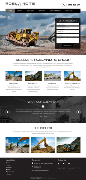 Web Design par rightway pour ce projet | Design : #8156143