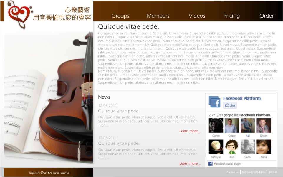 Web Design by Tamara L. for Meta-Art | Design #406322