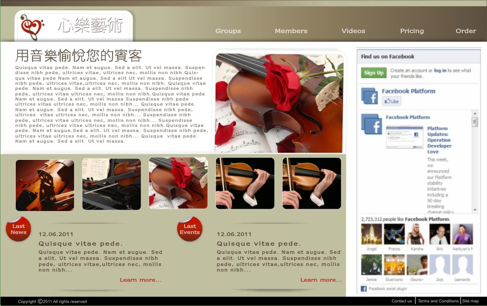 Web Design by Tamara L. for Meta-Art | Design #407253