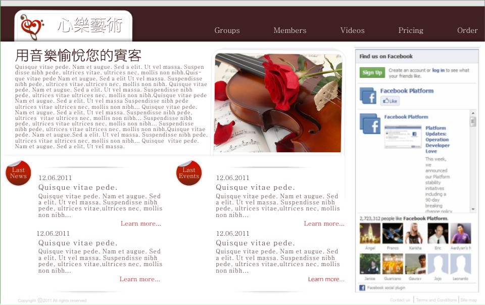 Web Design by Tamara L. for Meta-Art | Design #407255