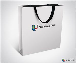 The logo could be the word Swenglish or Swenglish could be written underneath - your choice! | Diseño de Logo por Alchemist