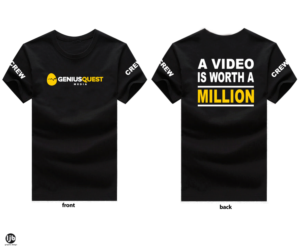 Genius Quest Productions Clothing line | T-shirt Design by lisa