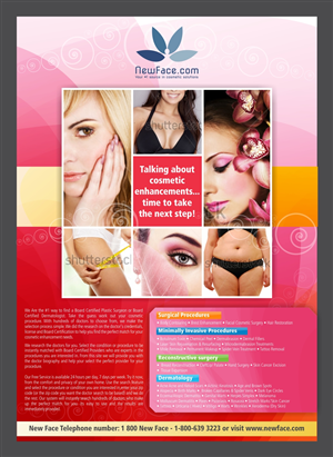 Advertisement Design by Ramaling Belkote for newface.com | Design: #1969495