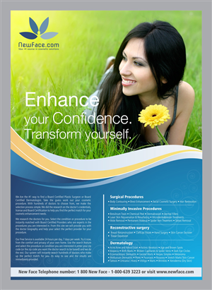 Advertisement Design by Ramaling Belkote for newface.com | Design: #1975370
