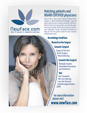 Advertisement Design by DAStudioDesigns for newface.com | Design: #1974860