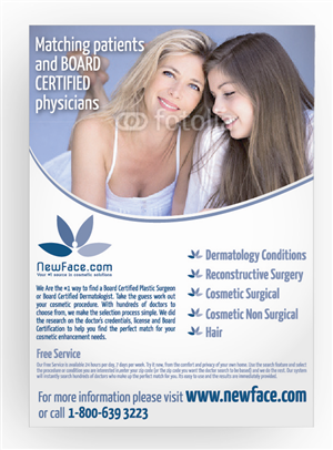 Advertisement Design by DAStudioDesigns for newface.com | Design: #1975018
