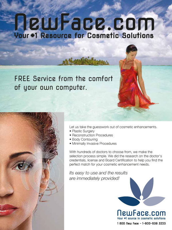 Werbe-Design von jmsgraphicdesign für newface.com | Design #1977871