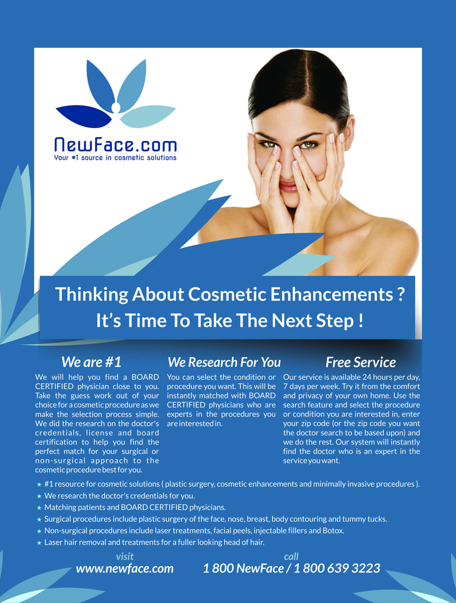 Advertisement Design by ancolnn for newface.com | Design: #1989397
