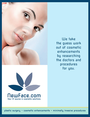 Advertisement Design by Current Creation for newface.com | Design: #1969467