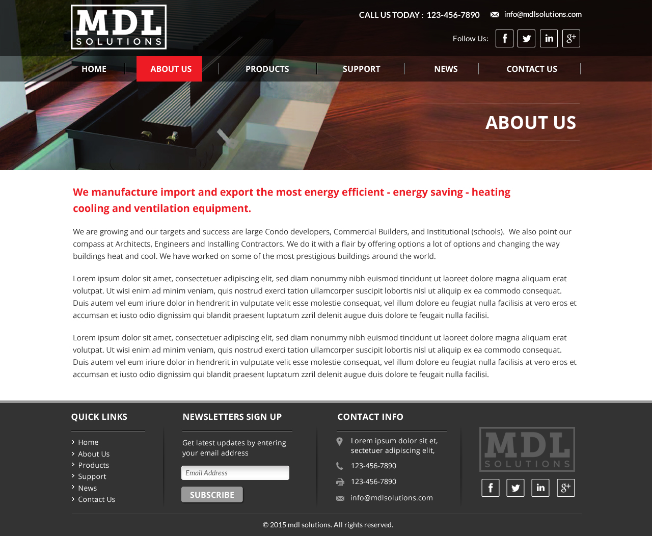 Wix Design by Sbss for MDL Solutions | Design #8495082