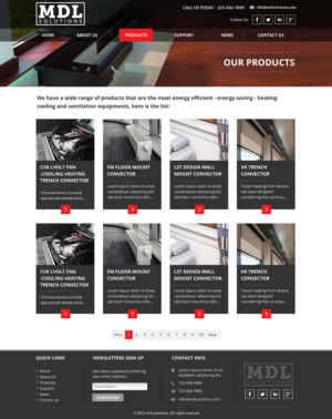 Wix Design by Sbss for MDL Solutions | Design: #8495084