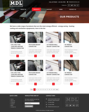 Wix Design by Sbss for MDL Solutions | Design: #8495086