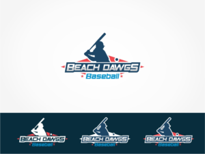 Logo Design by edo for BEACH DAWGS Baseball | Design: #8395947