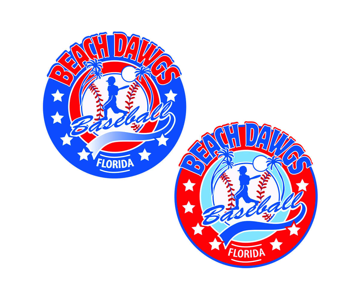 Logo Design by Hot Rod for BEACH DAWGS Baseball | Design #8206067