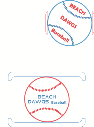 Logo-Design von Despina für BEACH DAWGS Baseball | Design #8171088