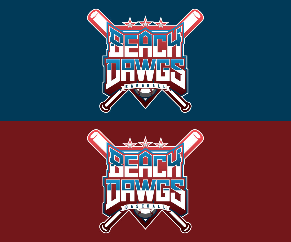 Logo Design by Cj Castillo for BEACH DAWGS Baseball | Design #8490299