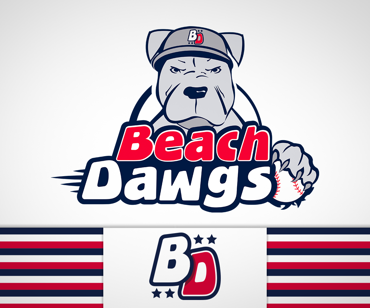 Logo Design by Alume Studio for BEACH DAWGS Baseball | Design #8395225
