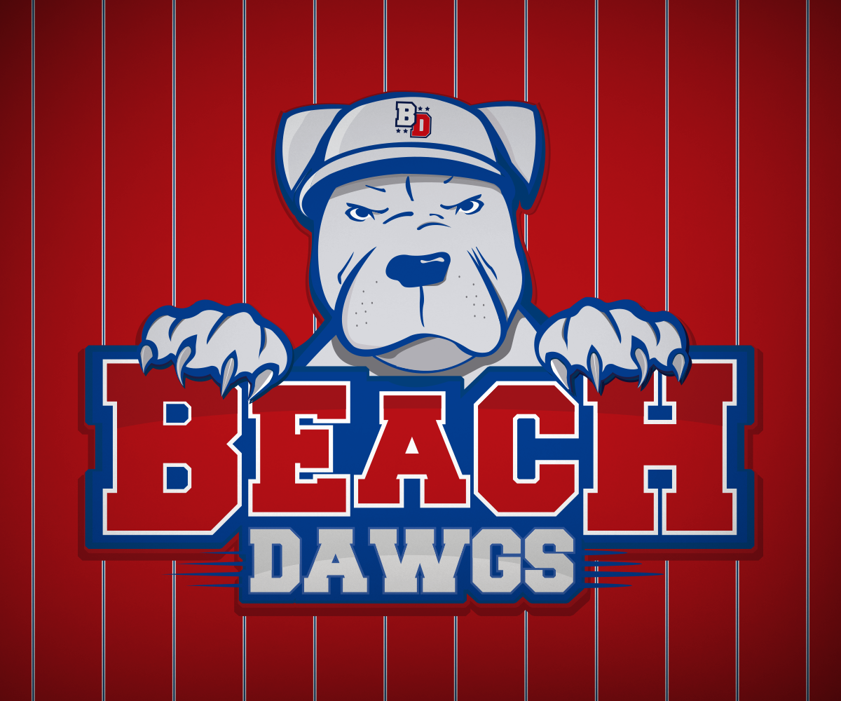 Logo Design by Alume Studio for BEACH DAWGS Baseball | Design #8487744