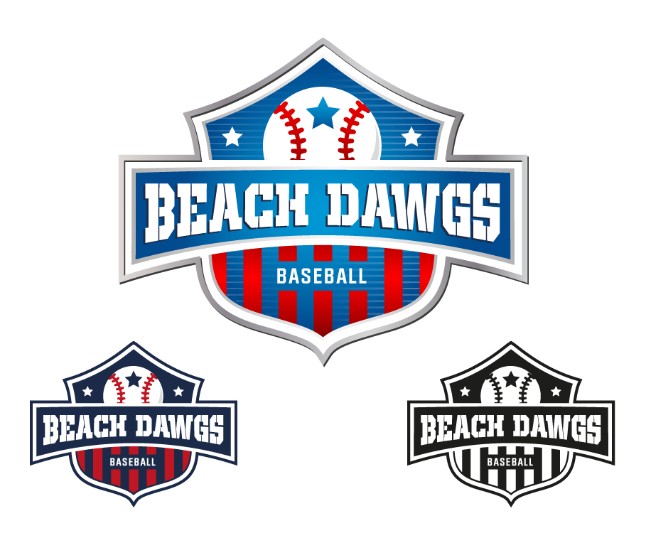 Logo Design by DiDi's for BEACH DAWGS Baseball | Design #8162102