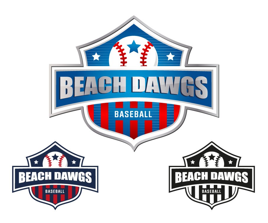 Logo Design by DiDi's for BEACH DAWGS Baseball | Design #8212328