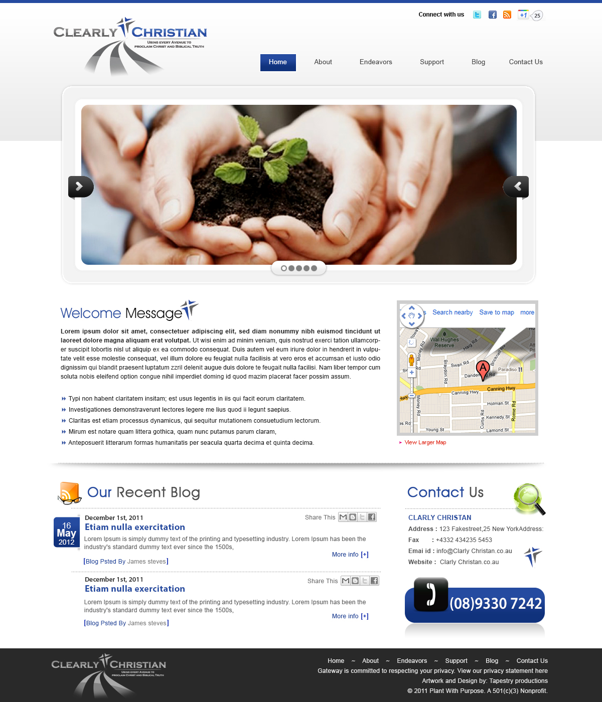 Web Design by webxvision for Tapestry Productions Inc | Design #2002461