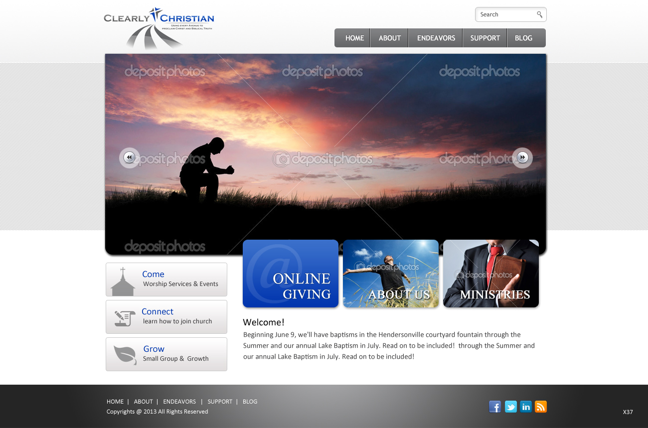 Web Design by pb for Tapestry Productions Inc | Design #1967947