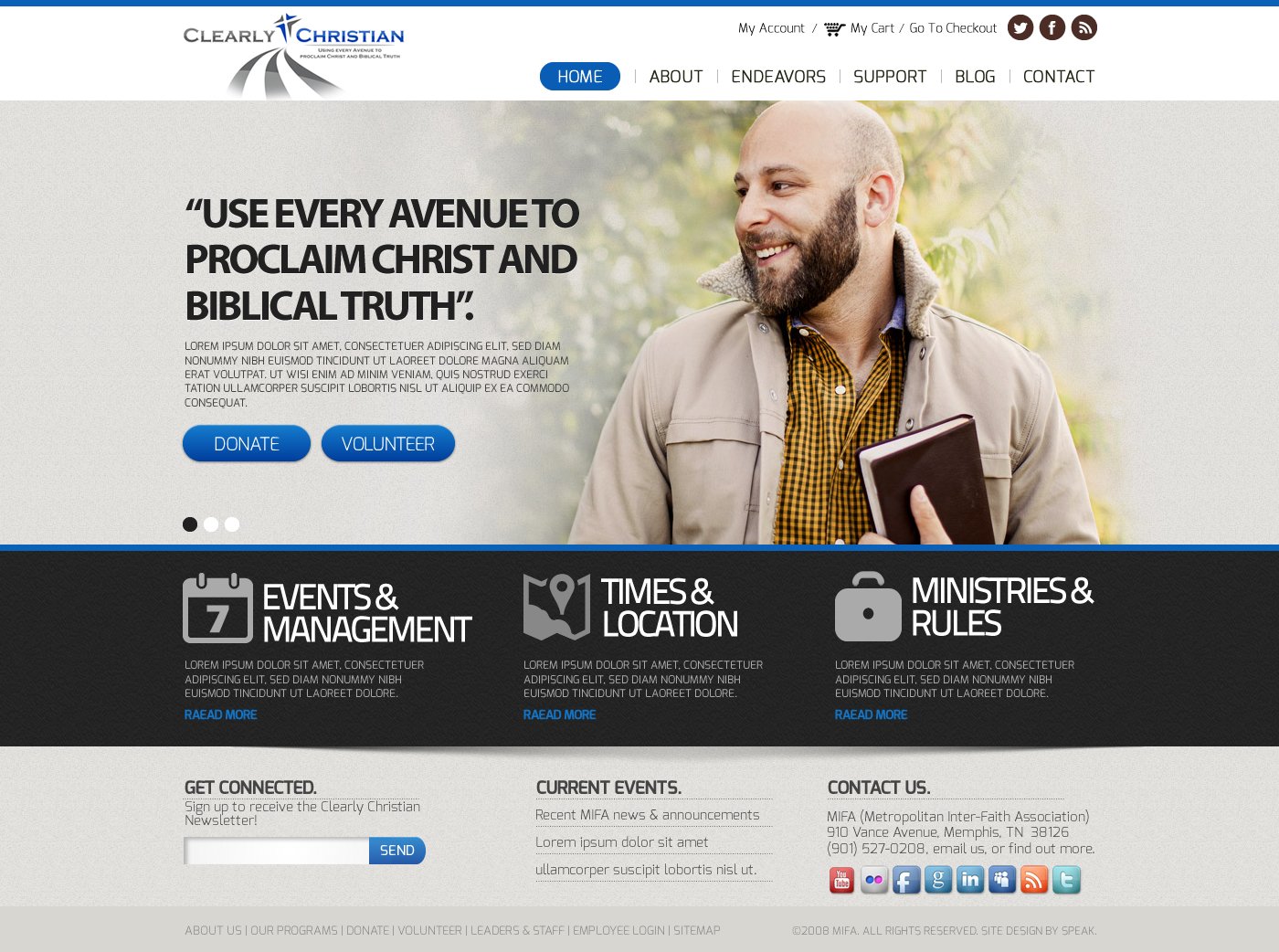 Web Design by TechWise for Tapestry Productions Inc | Design #1976102