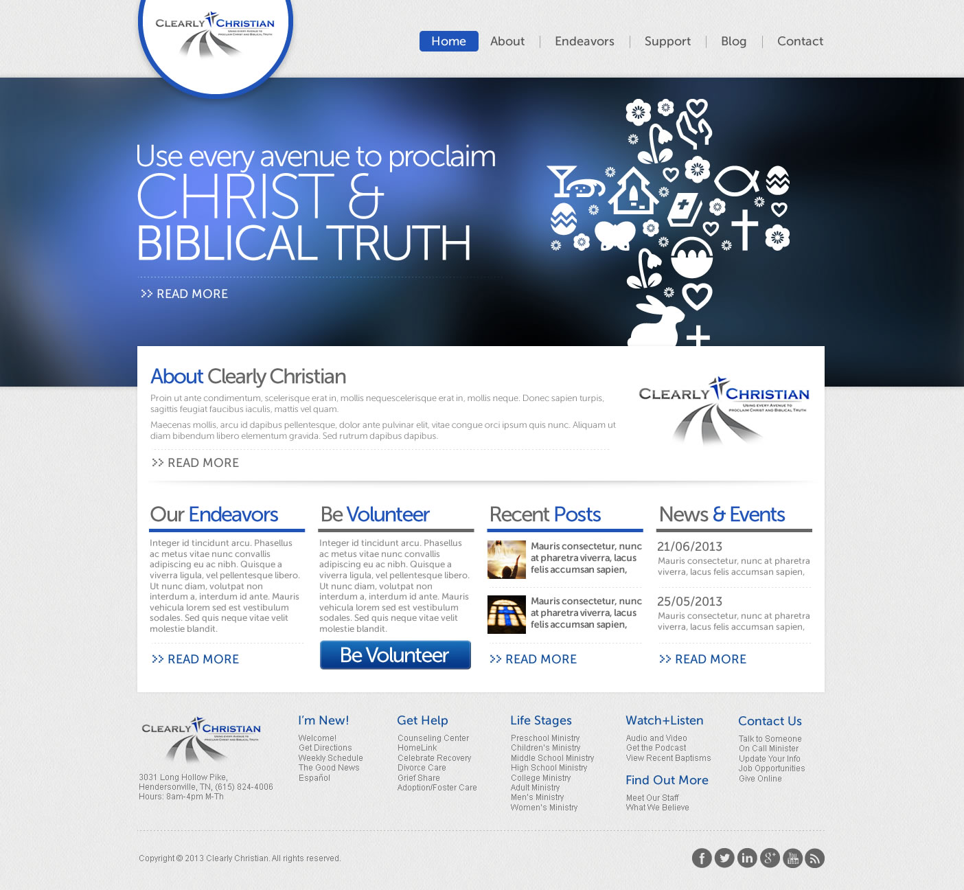 Web Design by TechWise for Tapestry Productions Inc | Design #1989953