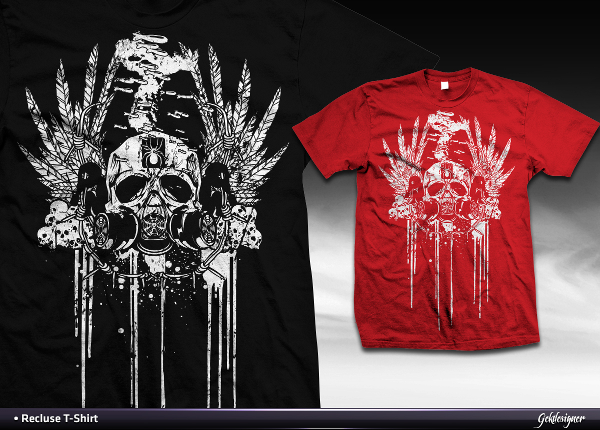 T-shirt Design by gekgrfx for Recluse OÜ | Design #1998241