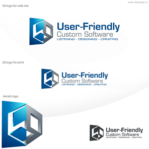 Logo Design by damakyjr for User-Friendly Custom Software Inc. | Design: #400316