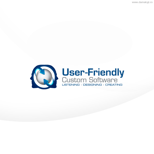 Logo Design by damakyjr for User-Friendly Custom Software Inc. | Design #401257